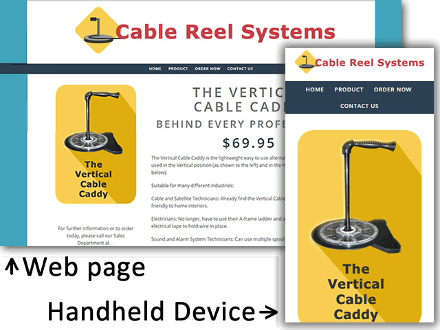 Vertical Cable Caddy